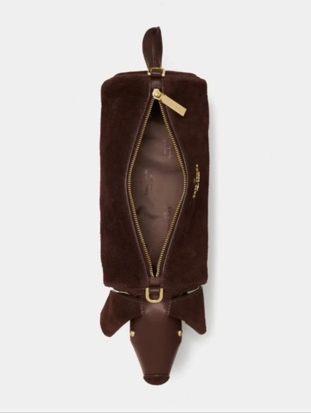 NWT Kate Spade Charlie Dachshund Crossbody Bag, Brown Multi